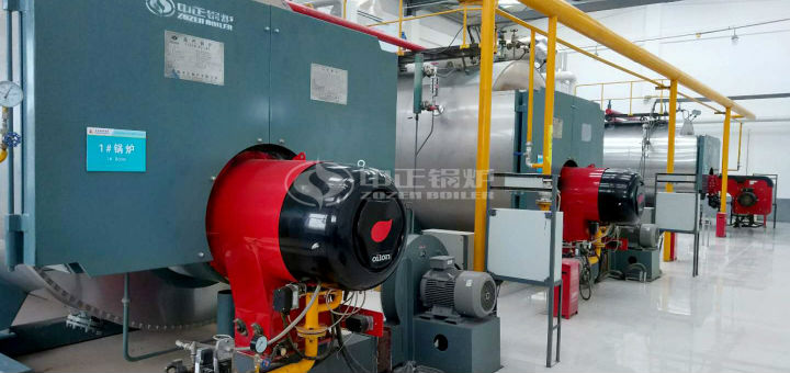 山西匯源果汁10噸冷凝式燃氣鍋爐項目